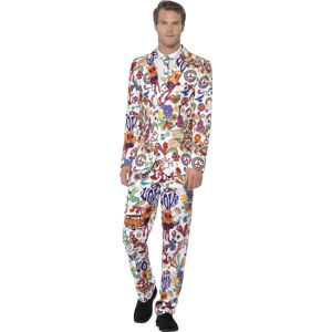 Smiffys Groovy Anzug - Hervorragender Anzug - Kleid Smiffys Groovy Anzug - Hervorragender Anzug - Kleid