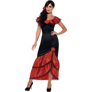 Smiffys Flamenco Senorita Costume - Adult Black - Medium/Large Smiffys Flamenco Senorita Costume - Adult Black - Medium/Large