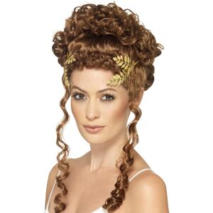 Smiffys Gouden Vrouwen laurierblad Hoofdbedekking - Grieks Fancy Dress - Voor Volwassenen Smiffys Gouden Vrouwen laurierblad Hoofdbedekking - Grieks Fancy Dress - Voor Volwassenen