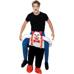 Smiffys Men's Sinister Clown Piggy Back Costume - Halloween Costume Smiffys Men's Sinister Clown Piggy Back Costume - Halloween Costume