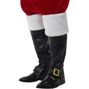 Smiffys Santa Boot Cover - Deluxe, Unisex, Red & White - Christmas Smiffys Santa Boot Cover - Deluxe, Unisex, Red & White - Christmas