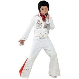Smiffys Children's Elvis Costume - Jumpsuit & Scarf - White - Children's Costume Smiffys Children's Elvis Costume - Jumpsuit & Scarf - White - Children's Costume