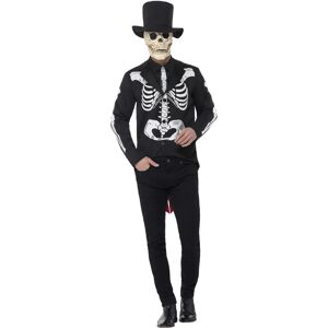 Déguisement de Señor Squelette de Smiffys - Jour des Morts, Noir/Blanc, Moyen - Publicité Déguisement de Señor Squelette de Smiffys - Jour des Morts, Noir/Blanc, Moyen - Publicité
