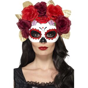 Smiffys 44883 Day Of The Dead Rose Eye Mask - Day Dead Mask Eye Halloween Accessory Smiffys 44883 Day Of The Dead Rose Eye Mask - Day Dead Mask Eye Halloween Accessory