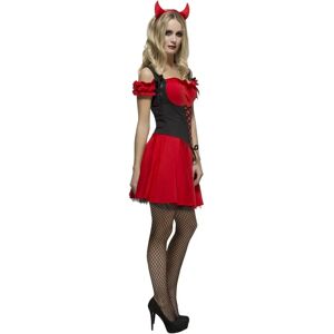 Smiffys Fever Wicked Devil Costume - Dress & Horns Smiffys Fever Wicked Devil Costume - Dress & Horns