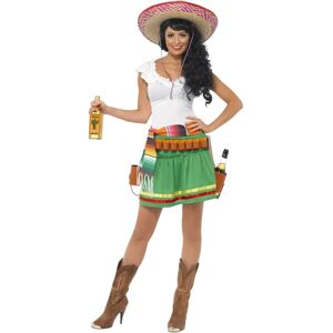 Smiffys Green White Tequila Shooter Girl Costume - Adult Smiffys Green White Tequila Shooter Girl Costume - Adult