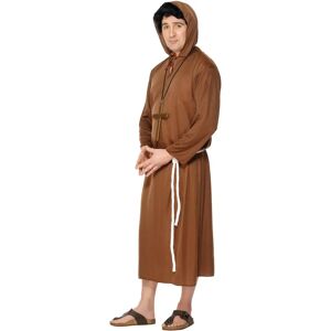 Smiffys Monk Costume - Adult Brown Robe & Hood - 20424l Smiffys Monk Costume - Adult Brown Robe & Hood - 20424l