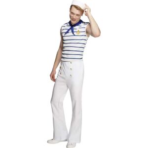 Smiffys Fever Male French Sailor Costume - Adult Fancy Dress Smiffys Fever Male French Sailor Costume - Adult Fancy Dress