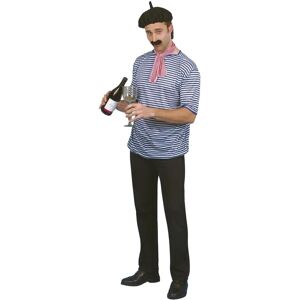 Smiffys Frenchman Set Adult - Costume with T-shirt, Beret, Scarf, Mustache - Costumes Smiffys Frenchman Set Adult - Costume with T-shirt, Beret, Scarf, Mustache - Costumes