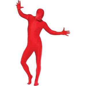 Smiffys Red Second Skin Costume - Unisex Body Suit Smiffys Red Second Skin Costume - Unisex Body Suit