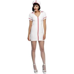 Smiffys Fever Nurse Costume - Dress & Hat - Adult Fancy Dress Smiffys Fever Nurse Costume - Dress & Hat - Adult Fancy Dress