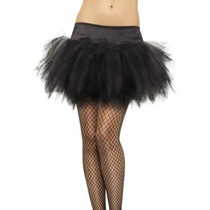 Smiffys Brown Curly Wig - Black Frilly Tutu - 80s Costume Smiffys Brown Curly Wig - Black Frilly Tutu - 80s Costume