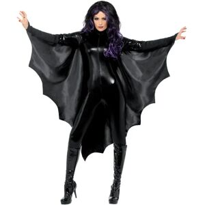 Smiffys Vampire Bat Wings High Collar - Black - Halloween Smiffys Vampire Bat Wings High Collar - Black - Halloween