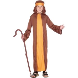 Costume de Berger Enfant de Smiffys - Robe et Tocado - Marron - Nativité de Noël - Publicité Costume de Berger Enfant de Smiffys - Robe et Tocado - Marron - Nativité de Noël - Publicité