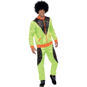 Smiffys Neon Green Retro Shell Suit - Men's Large Costume Smiffys Neon Green Retro Shell Suit - Men's Large Costume