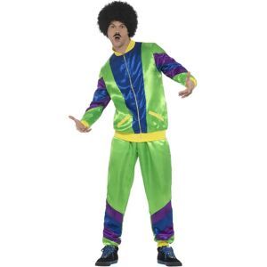 Smiffys 80's Height of Fashion Shell Suit Costume - Green/Purple L Smiffys 80's Height of Fashion Shell Suit Costume - Green/Purple L