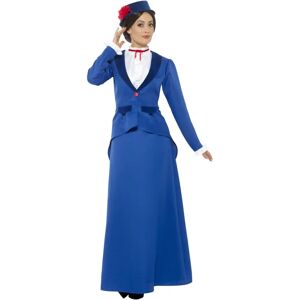 Smiffys Victorian Nanny Costume Blue - Adult Fancy Dress Smiffys Victorian Nanny Costume Blue - Adult Fancy Dress