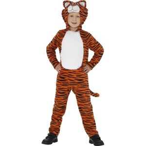 Smiffys Tiger Costume Kids Hooded Jumpsuit With Tail - Costumes for Book Week Smiffys Tiger Costume Kids Hooded Jumpsuit With Tail - Costumes for Book Week
