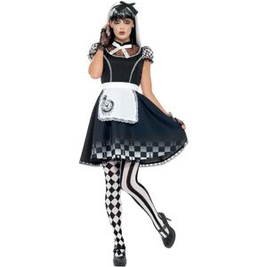 Smiffys Black Gothic Alice Costume - Dress, Apron & Headband Smiffys Black Gothic Alice Costume - Dress, Apron & Headband