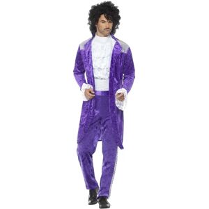 Smiffys 48004l Purple Musician Costume - Adult 80s Fancy Dress Smiffys 48004l Purple Musician Costume - Adult 80s Fancy Dress