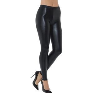 Smiffys 80's Metallic Disco Leggings - Zwart - Leggings Smiffys 80's Metallic Disco Leggings - Zwart - Leggings