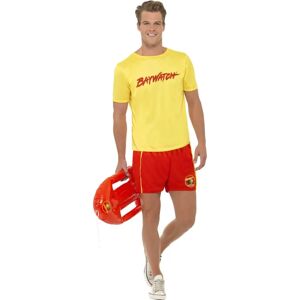 Smiffys Yellow/Red Baywatch Lifeguard Costume - Adult Smiffys Yellow/Red Baywatch Lifeguard Costume - Adult