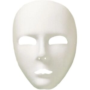 Smiffys 33007 Masque Visage Complet Blanc - Accessoire Costume - Publicité Smiffys 33007 Masque Visage Complet Blanc - Accessoire Costume - Publicité