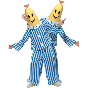 Smiffys Blau Weiß Gelb Bananen in Pyjamas Kostüm für Erwachsene Smiffys Blau Weiß Gelb Bananen in Pyjamas Kostüm für Erwachsene