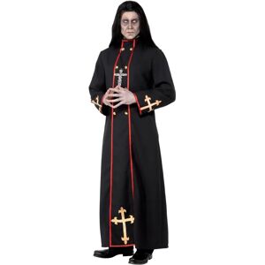 Smiffys Men's Minister Of Death Costume - Halloween Costume - Black Robe Smiffys Men's Minister Of Death Costume - Halloween Costume - Black Robe