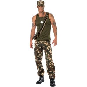Costume da Esercito Cachi - Uomo Costume da Esercito Cachi - Uomo