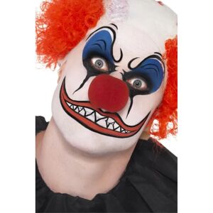 Smiffys Clown Make-up Kit - Facepaint, Nose, Crayons & Sponge - Make Up - Smiffys Clown Make-up Kit - Facepaint, Nose, Crayons & Sponge - Make Up -