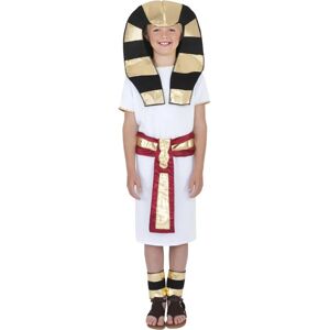 Smiffys Children's Egyptian Boy Costume - Costume, Kids Accessories, White/Red/Gold Smiffys Children's Egyptian Boy Costume - Costume, Kids Accessories, White/Red/Gold