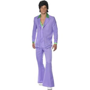Smiffys Lavender 1970s Suit Costume - Adult Purple Green Smiffys Lavender 1970s Suit Costume - Adult Purple Green