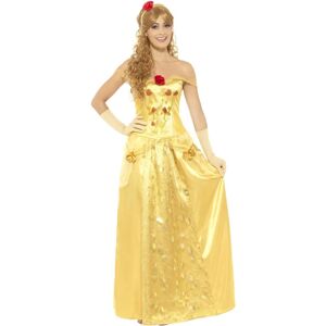 Smiffys Golden Princess Costume - Gold, Long Dress, Gloves & Headband - Costume Smiffys Golden Princess Costume - Gold, Long Dress, Gloves & Headband - Costume