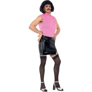 Smiffys Queen Freddie Mercury Costume - Pink/Black - Medium Smiffys Queen Freddie Mercury Costume - Pink/Black - Medium