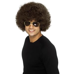 Smiffys Brown Funky Afro Wig - 70s Disco Fancy Dress Smiffys Brown Funky Afro Wig - 70s Disco Fancy Dress