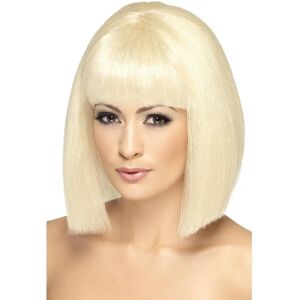 Smiffys Blonde Coquette Wig - Short Fringe - Adult Smiffys Blonde Coquette Wig - Short Fringe - Adult