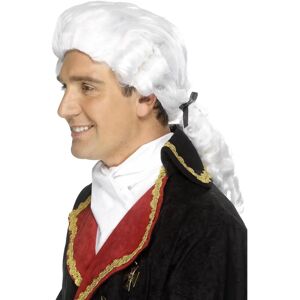 Smiffys White Court Wig - Judge Fancy Dress Accessory Smiffys White Court Wig - Judge Fancy Dress Accessory