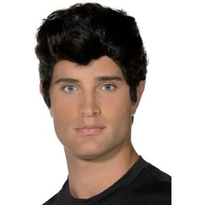 Smiffys Black Grease Danny Wig - Adult Fancy Dress Accessory Smiffys Black Grease Danny Wig - Adult Fancy Dress Accessory