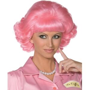 Smiffys Frenchy Wig - Pink - Short Curly Smiffys Frenchy Wig - Pink - Short Curly