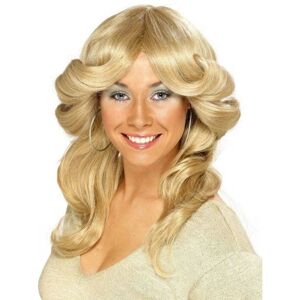 Smiffys 70's Flick Blonde Wavy Wig - Fancy Dress Accessory for Adults Smiffys 70's Flick Blonde Wavy Wig - Fancy Dress Accessory for Adults