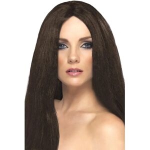 Smiffys Brown Long Straight Wig - Wig Type Smiffys Brown Long Straight Wig - Wig Type