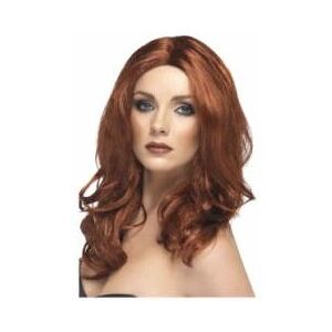 Smiffys Auburn Long Wavy Wig - Wig - Adult Female Smiffys Auburn Long Wavy Wig - Wig - Adult Female