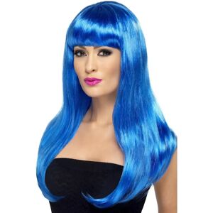 Smiffys Lång Lila Rät Peruk - Kostymtillbehör Smiffys Lång Lila Rät Peruk - Kostymtillbehör