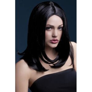 Smiffys Fever Black Long Layered Wig - Adult Fancy Dress Smiffys Fever Black Long Layered Wig - Adult Fancy Dress