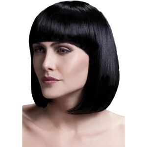Smiffys Fever Elise Wig - Black - Fancy Dress Accessory Smiffys Fever Elise Wig - Black - Fancy Dress Accessory
