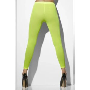 Collants opaques sans pieds vert fluo de Smiffys - Adulte - Publicité Collants opaques sans pieds vert fluo de Smiffys - Adulte - Publicité