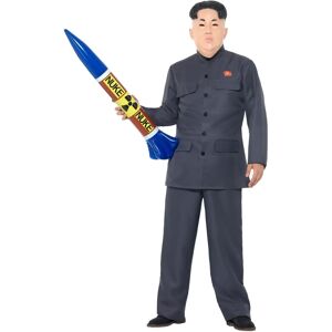 Smiffys Kim Jong-Un Korean Dictator Costume - Adult Grey Smiffys Kim Jong-Un Korean Dictator Costume - Adult Grey