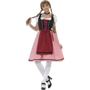 Smiffys Bavarian Tavern Maid Costume - Red/Black - Adult Smiffys Bavarian Tavern Maid Costume - Red/Black - Adult