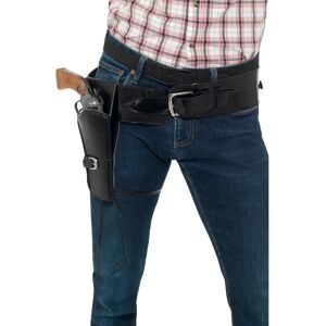 Smiffys Erwachsenes Kunstleder Holster mit Gürtel - Cowboy Kostümzubehör Smiffys Erwachsenes Kunstleder Holster mit Gürtel - Cowboy Kostümzubehör